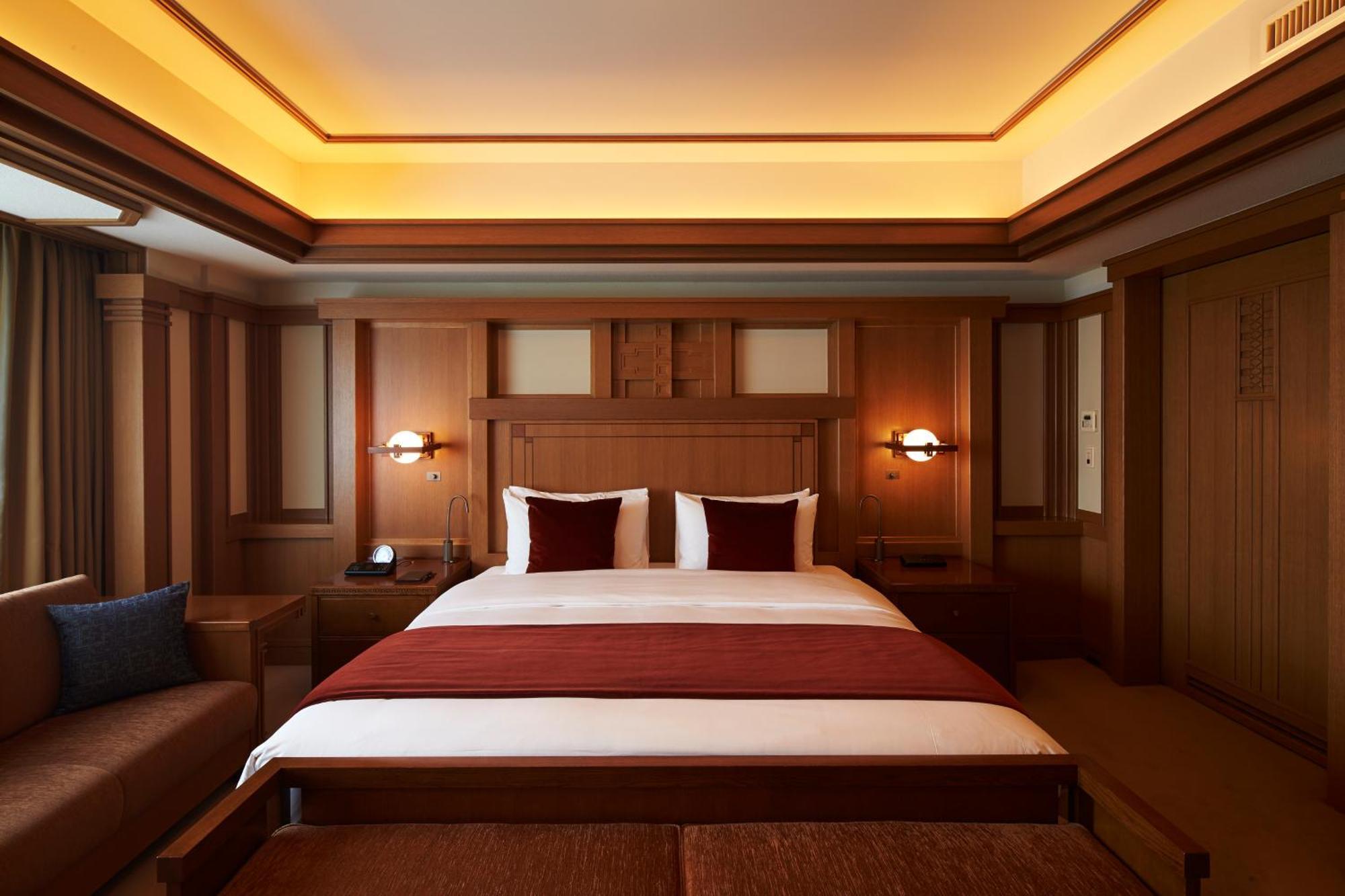 Imperial Hotel Tokyo Esterno foto A bedroom at the hotel