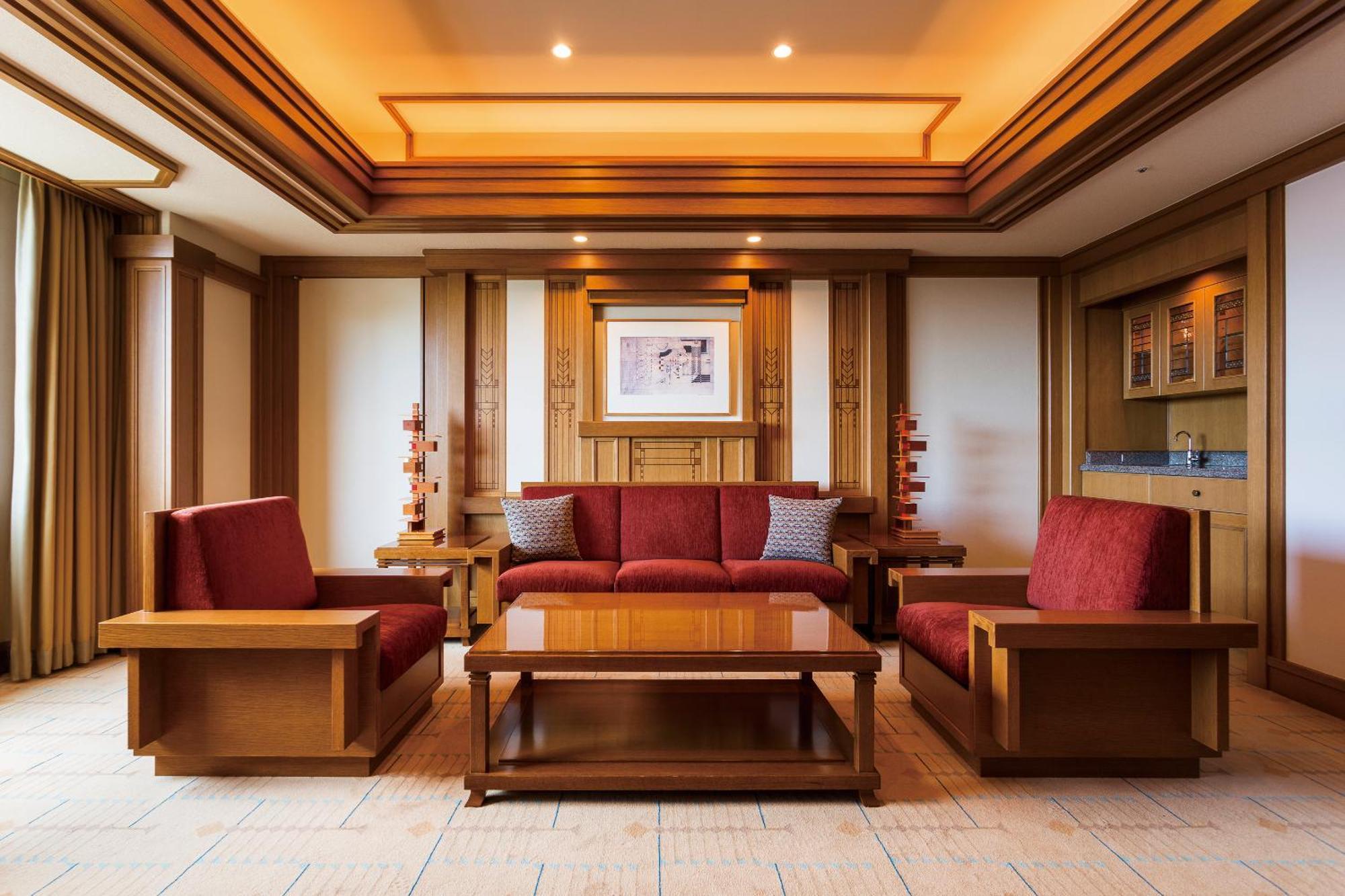 Imperial Hotel Tokyo Esterno foto The interior of a suite on board the Queen Mary 2