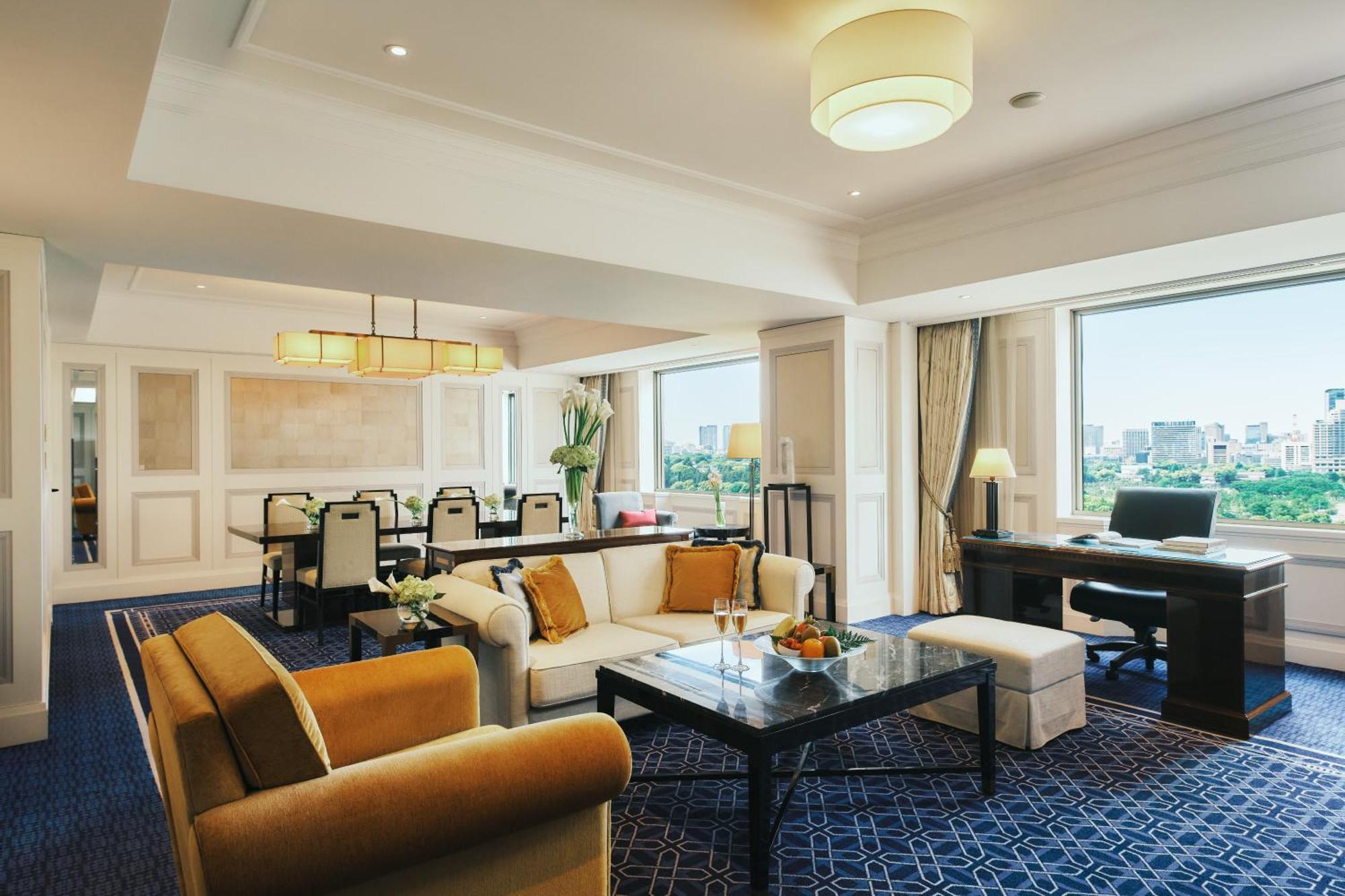 Imperial Hotel Tokyo Esterno foto A suite at the Mandarin Oriental, Tokyo