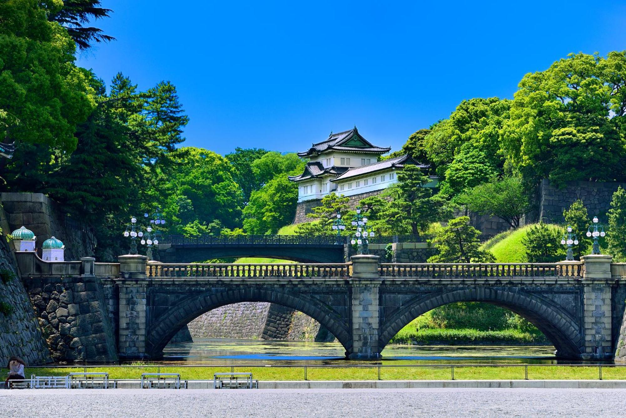 Imperial Hotel Tokyo Esterno foto The Imperial Palace in Tokyo
